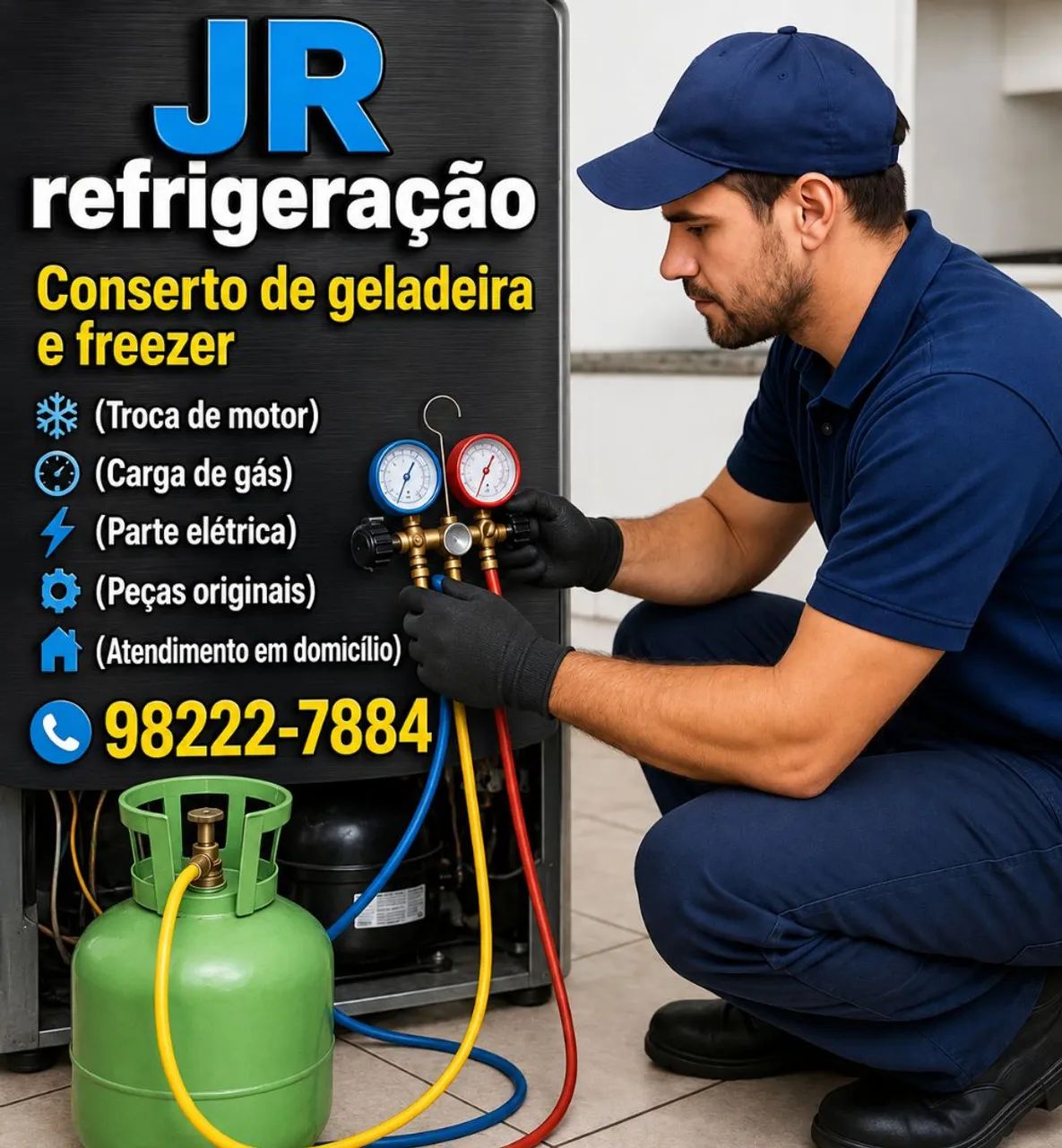 Conserto de geladeira e freezer 