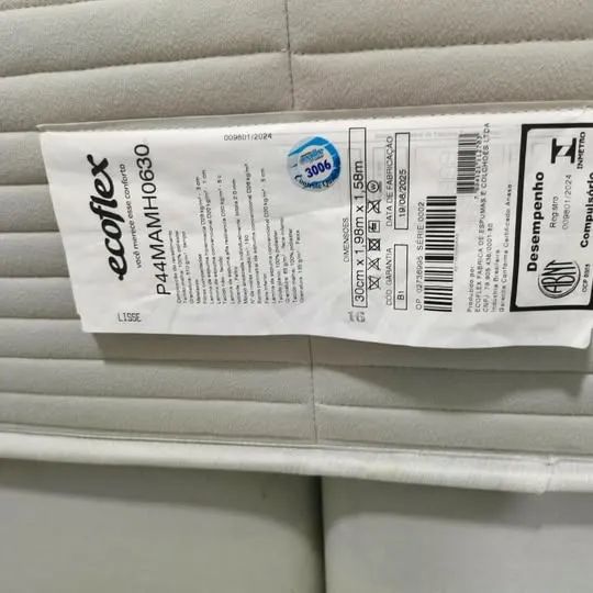 Cama box Queen completa Ecoflex, em ótimo estado! - Foto 4