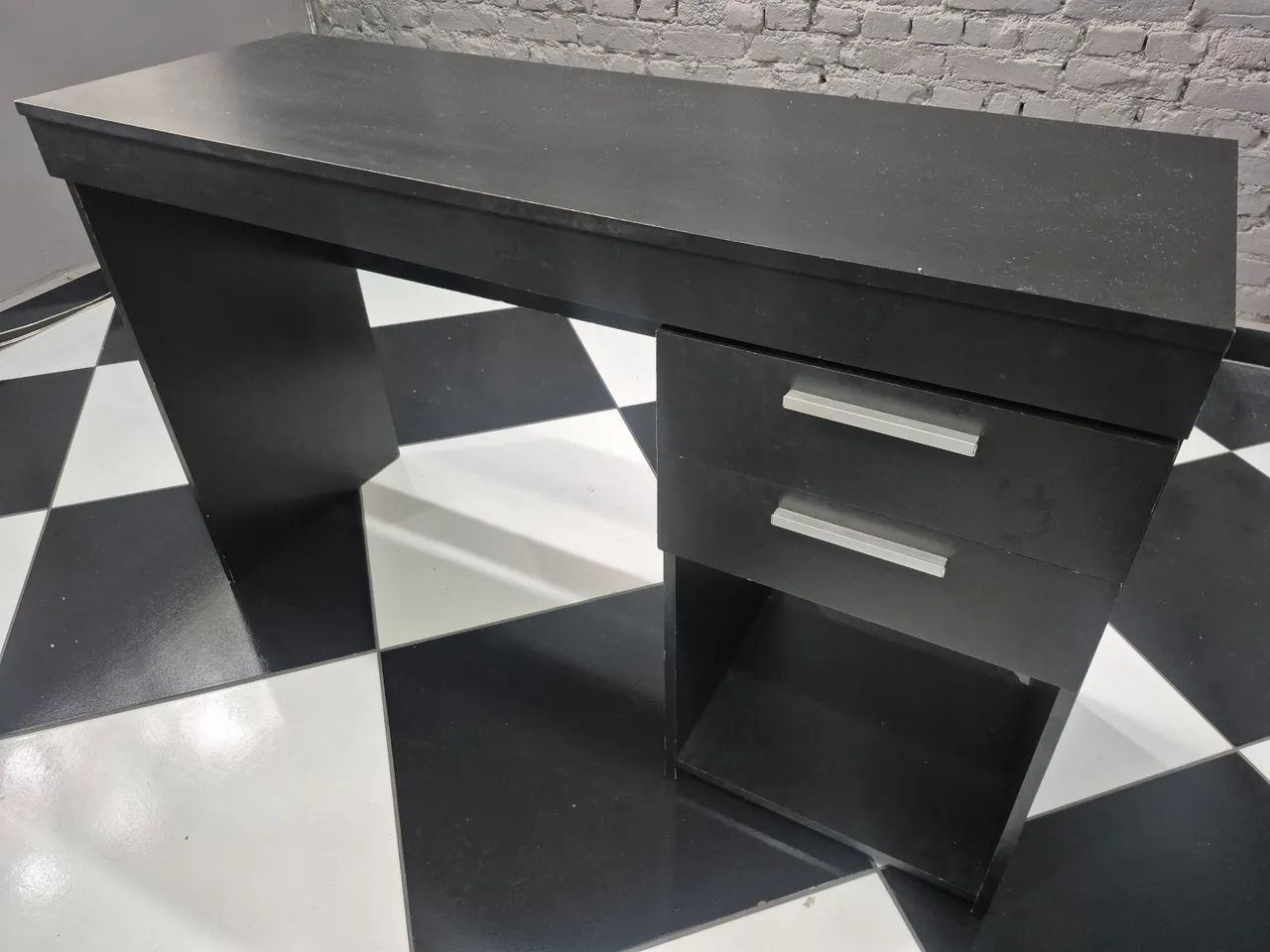 ? ESCRIVANINHA / MESA DE ESTUDOS COM 2 GAVETAS - Foto 2