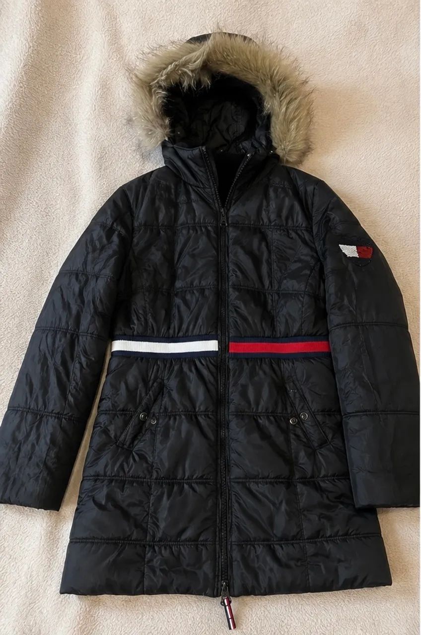 jaqueta tommy hilfiger preta