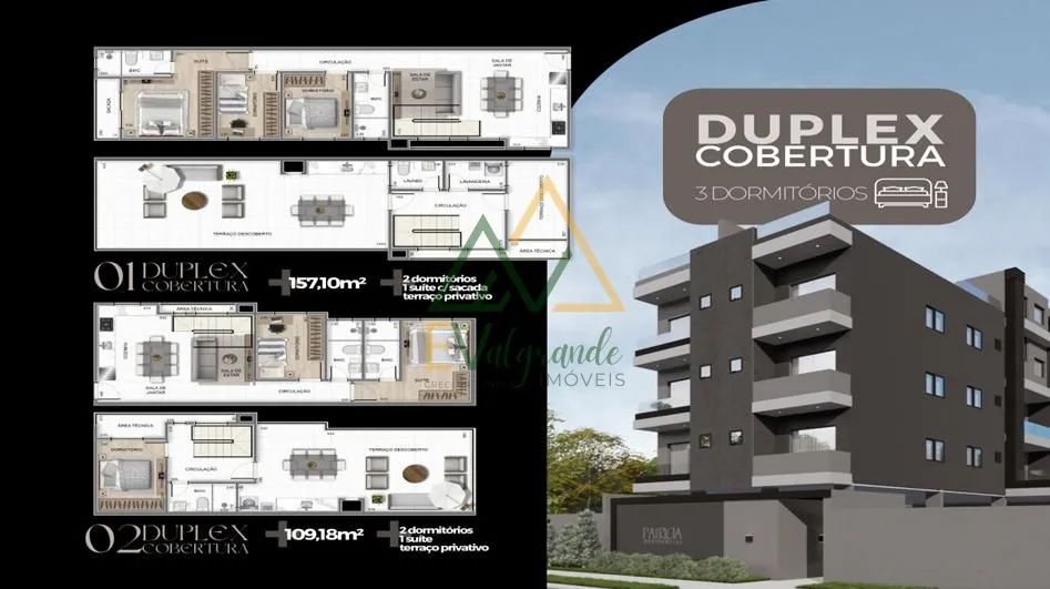 Apartamento Duplex Emiliano Perneta Pinhais - Foto 2