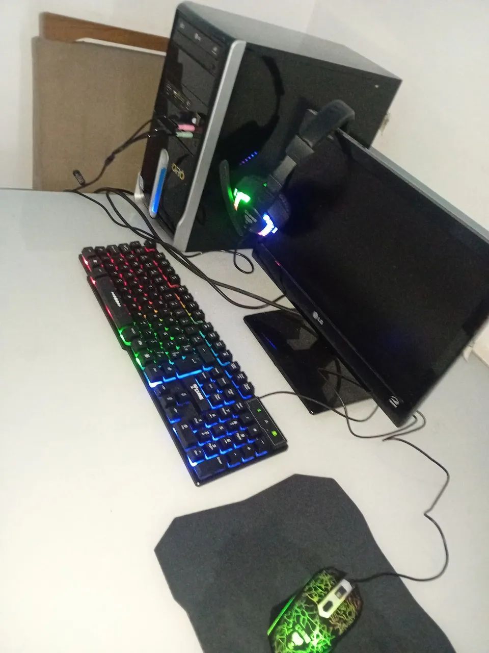 COMPUTADOR COMPLETO COM ACESSÓRIOS GAMERS 