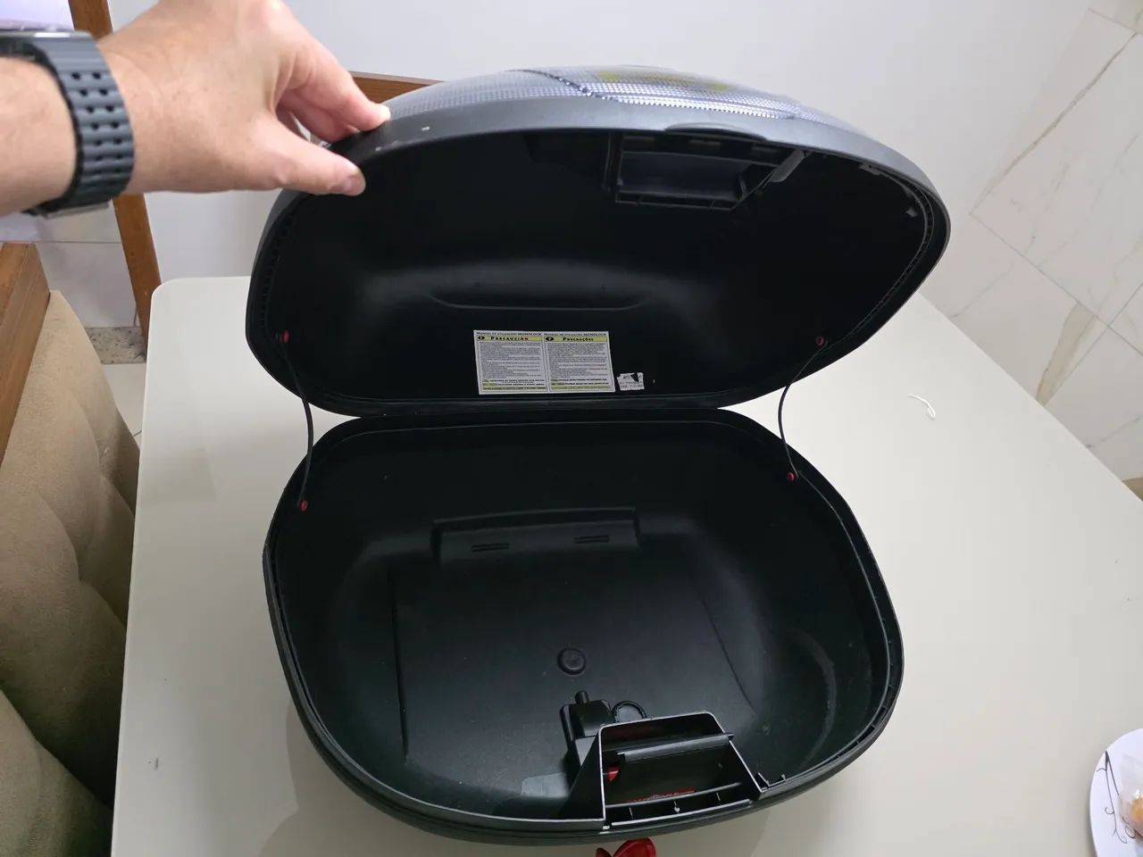 Bauleto givi 45 L com suporte para XTZ 250 - Foto 2