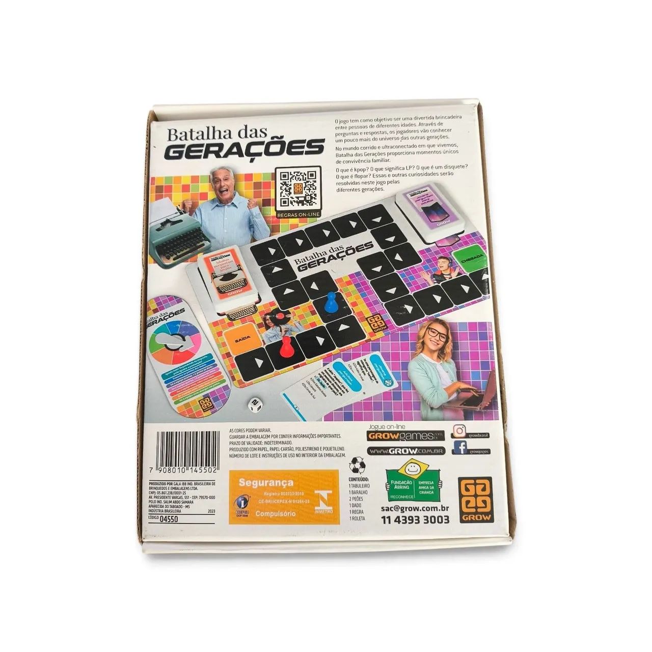 Jogo Batalha Das Gerações Grow - Completo E Conservado - Foto 3