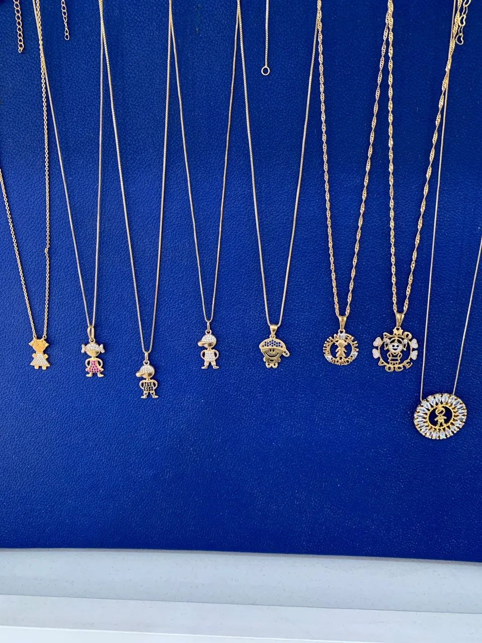 correntes folheadas a ouro 18k