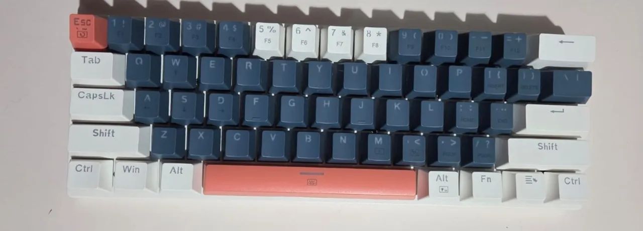 Machenike K500-B61 - Teclado mecânico 60% Switch marrom - Foto 2