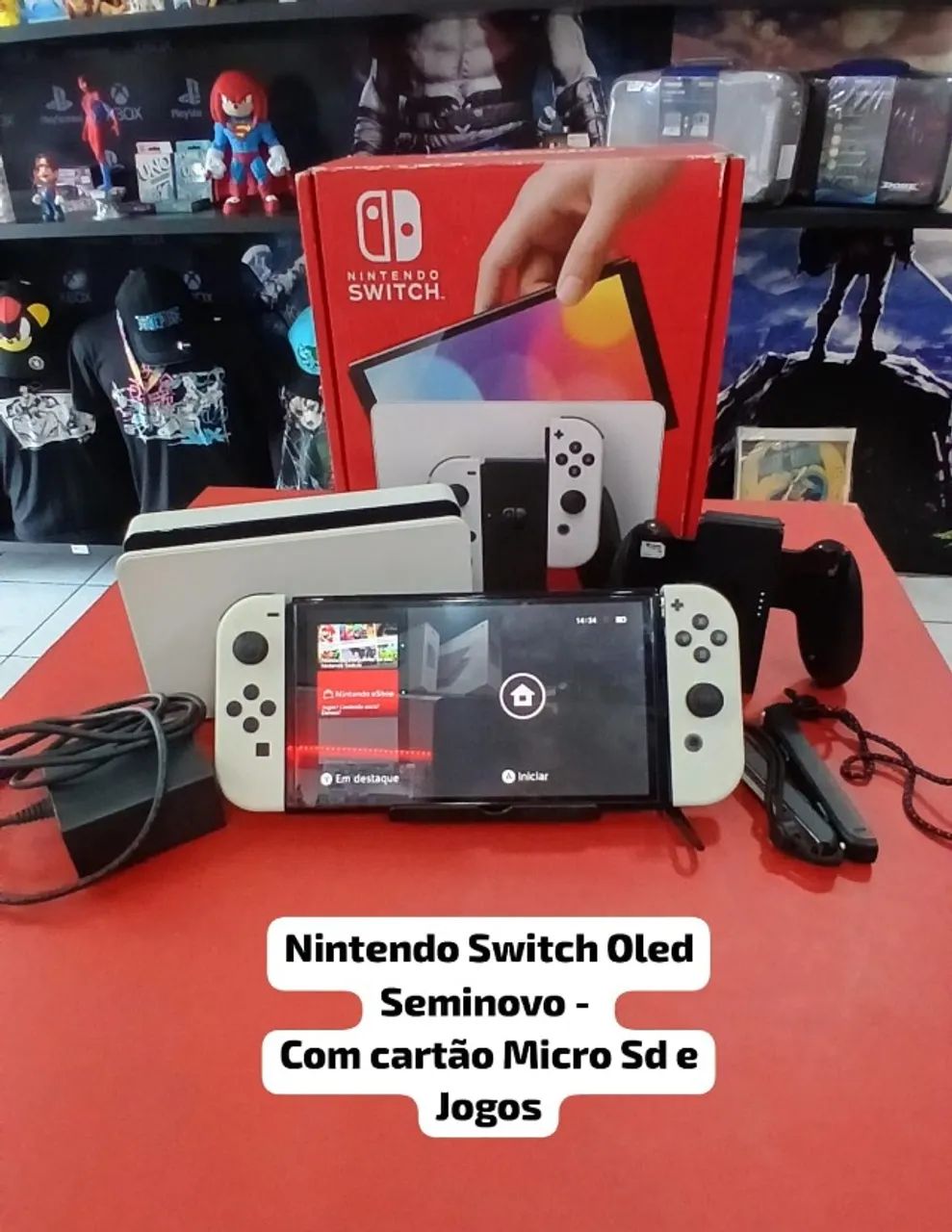 NINTENDO SWITCH OLED SEMINOVO - Foto 2