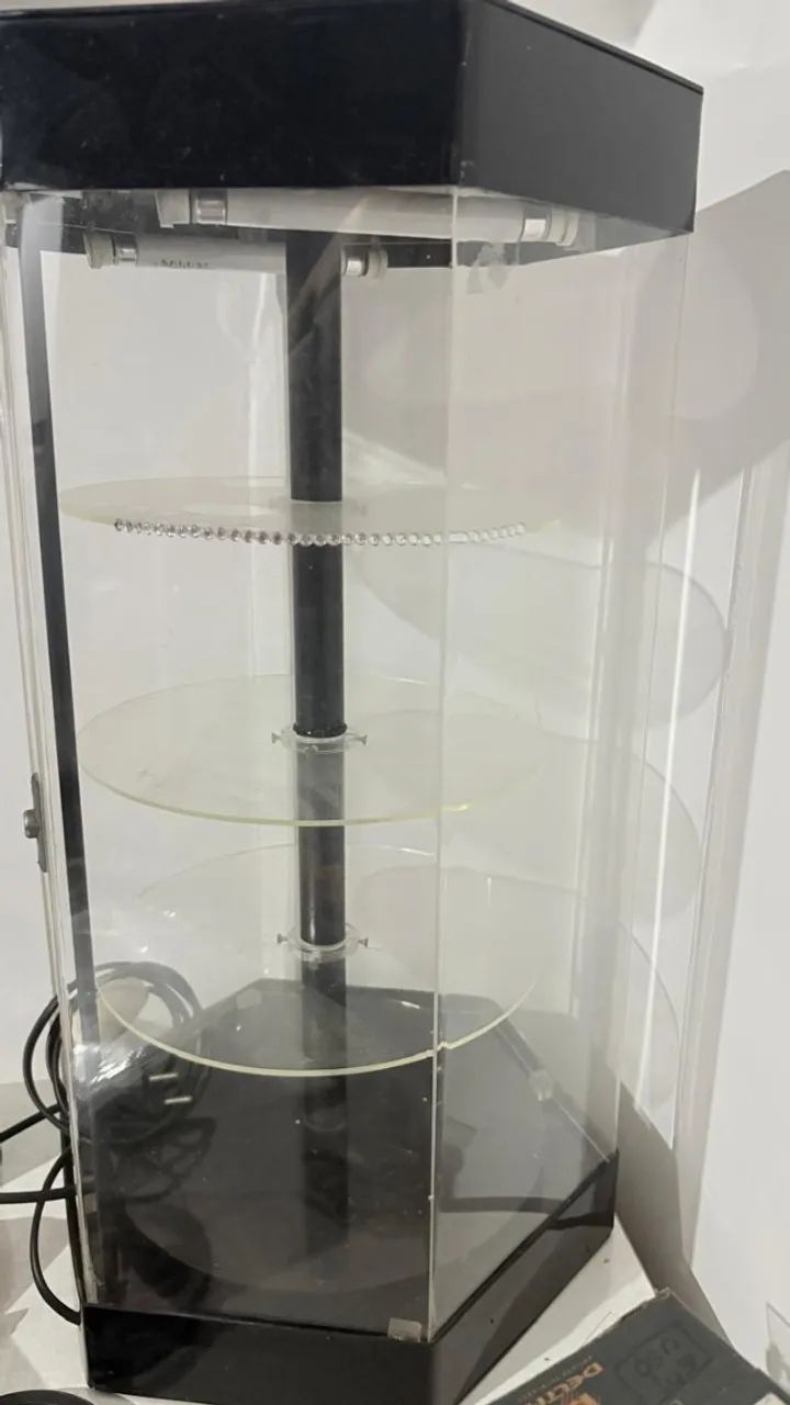 Vitrine Expositor Giratório em Acrílico com Iluminação - Foto 2