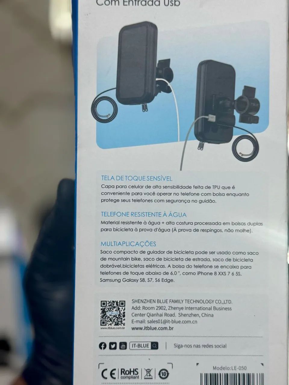 Suporte de celular para moto aprova d'água  - Foto 5