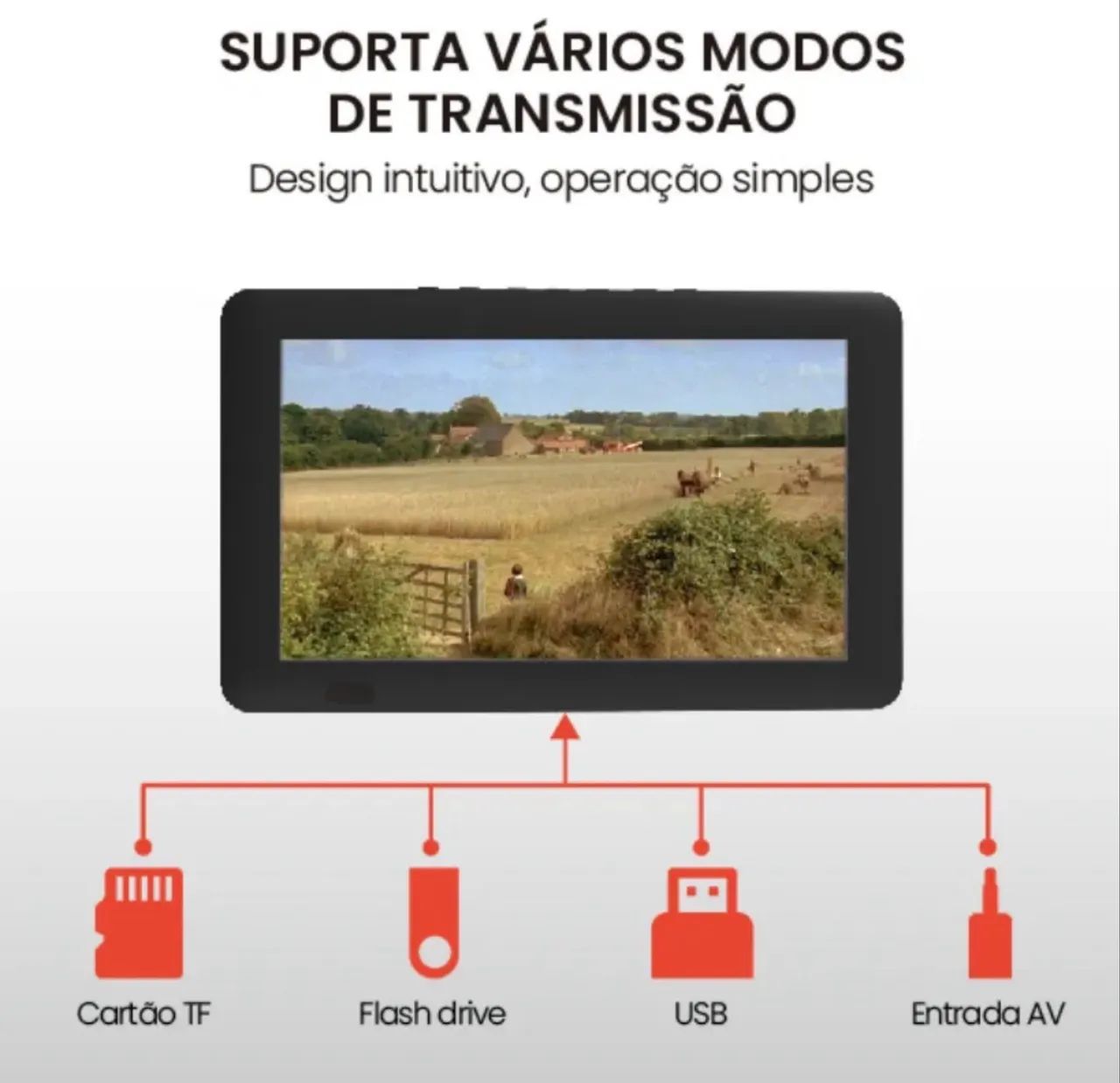 Mini Tv Digital Portátil De 9 Polegadas Recarregavel - Foto 4