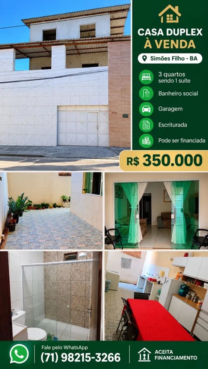 Casa Duplex Escriturada