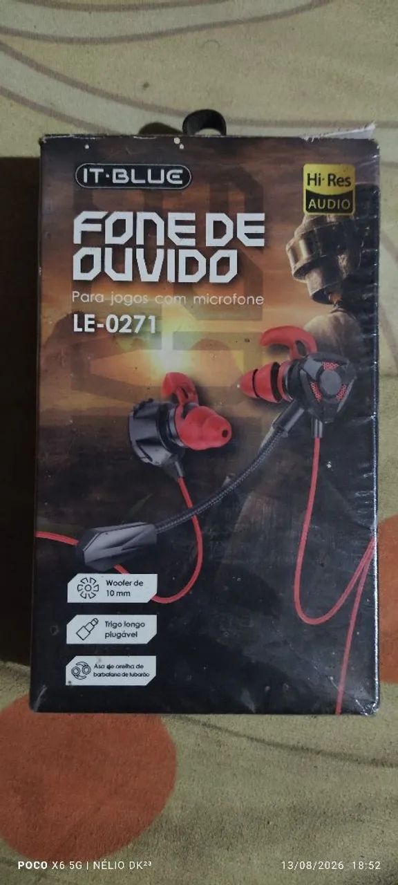 Fone de ouvido it?blue LE-0217