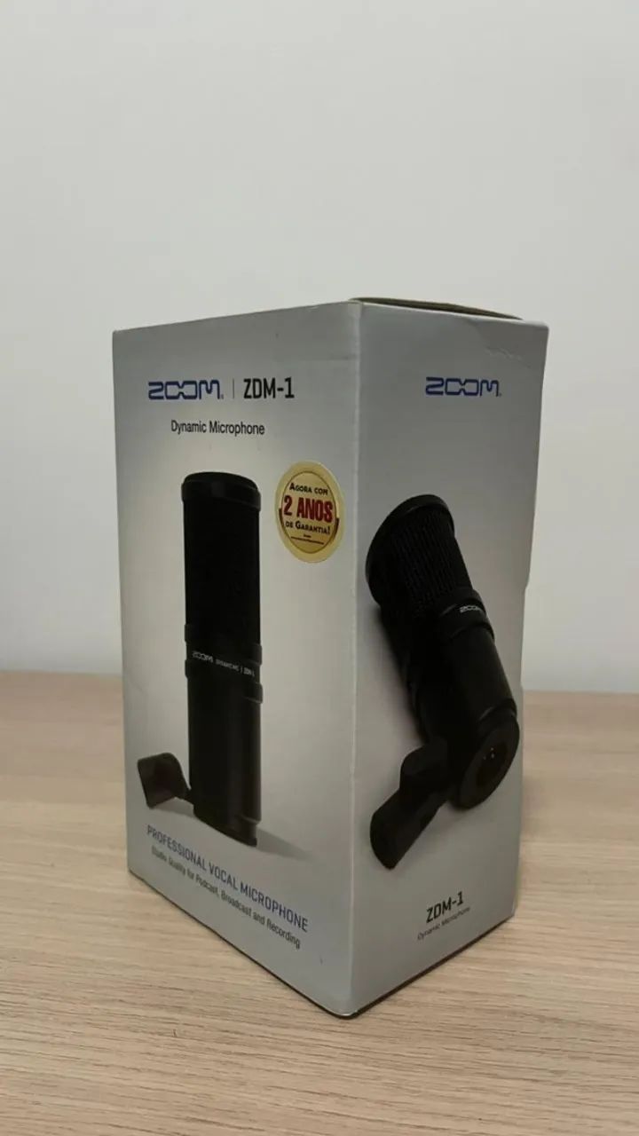 Zoom ZDM-1 - Microfone Dinâmico - em EXCELENTE ESTADO
