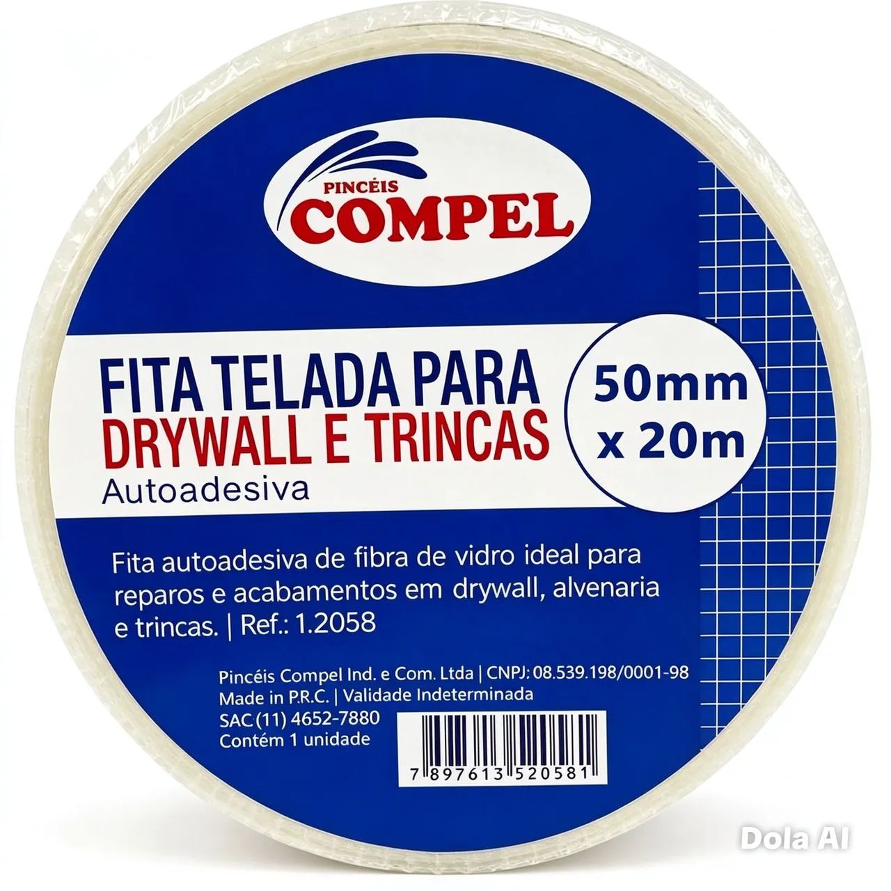 Fita telada drywall para trinca dilatação  - Foto 2
