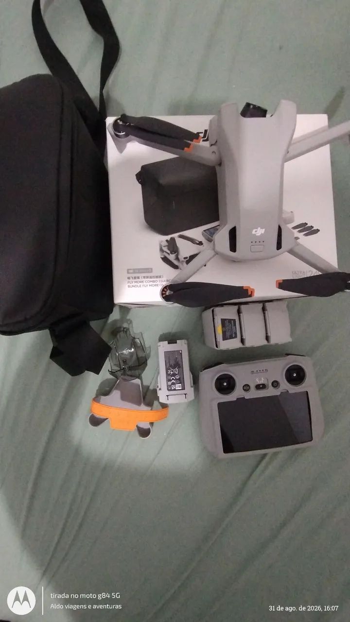 Dji mini 3 com 4 baterias - Foto 2