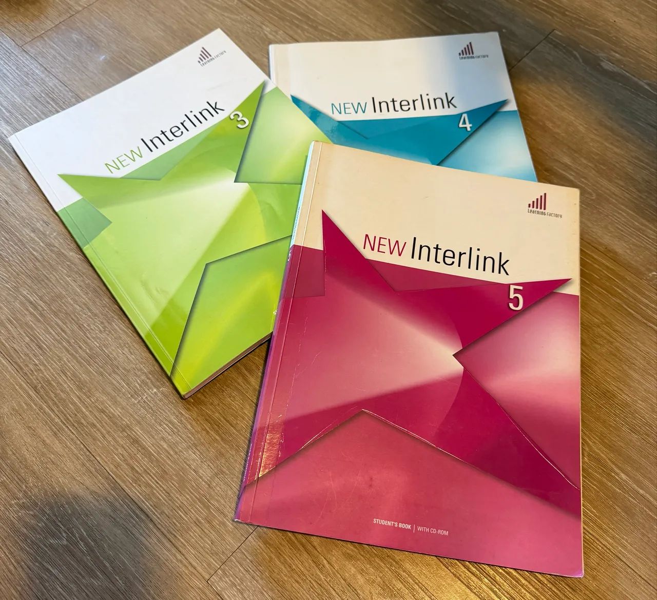 Livros New Interlink 3, 4 e 5