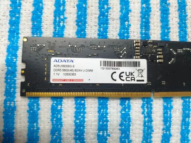 Memória RAM ADATA 8GB DDR5 5600MHz Desktop CL46 - Foto 2