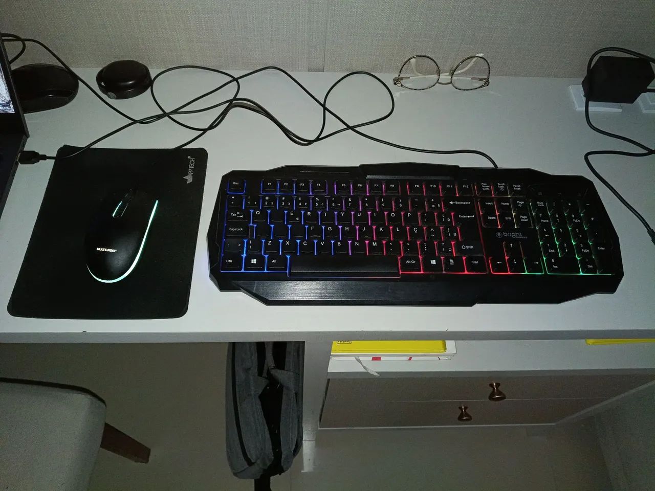 Kit teclado e mouse 