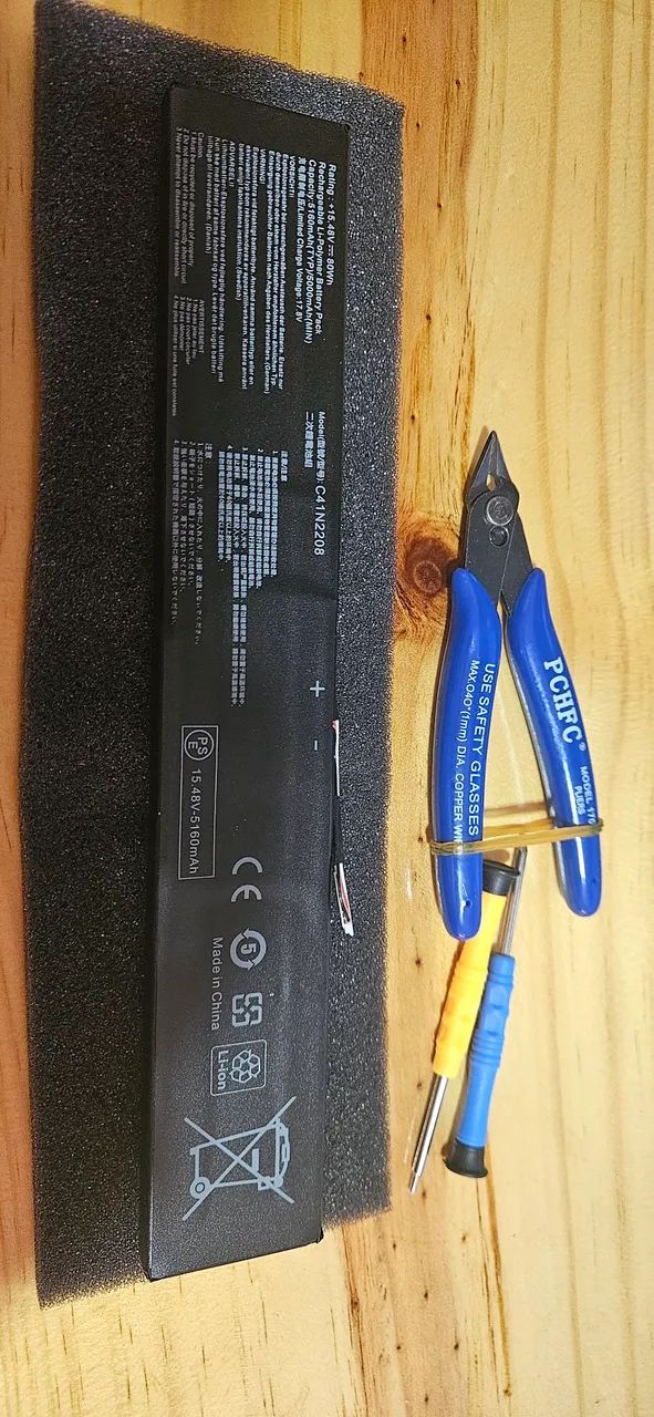 Bateria rog ally z1e (BRANCO)