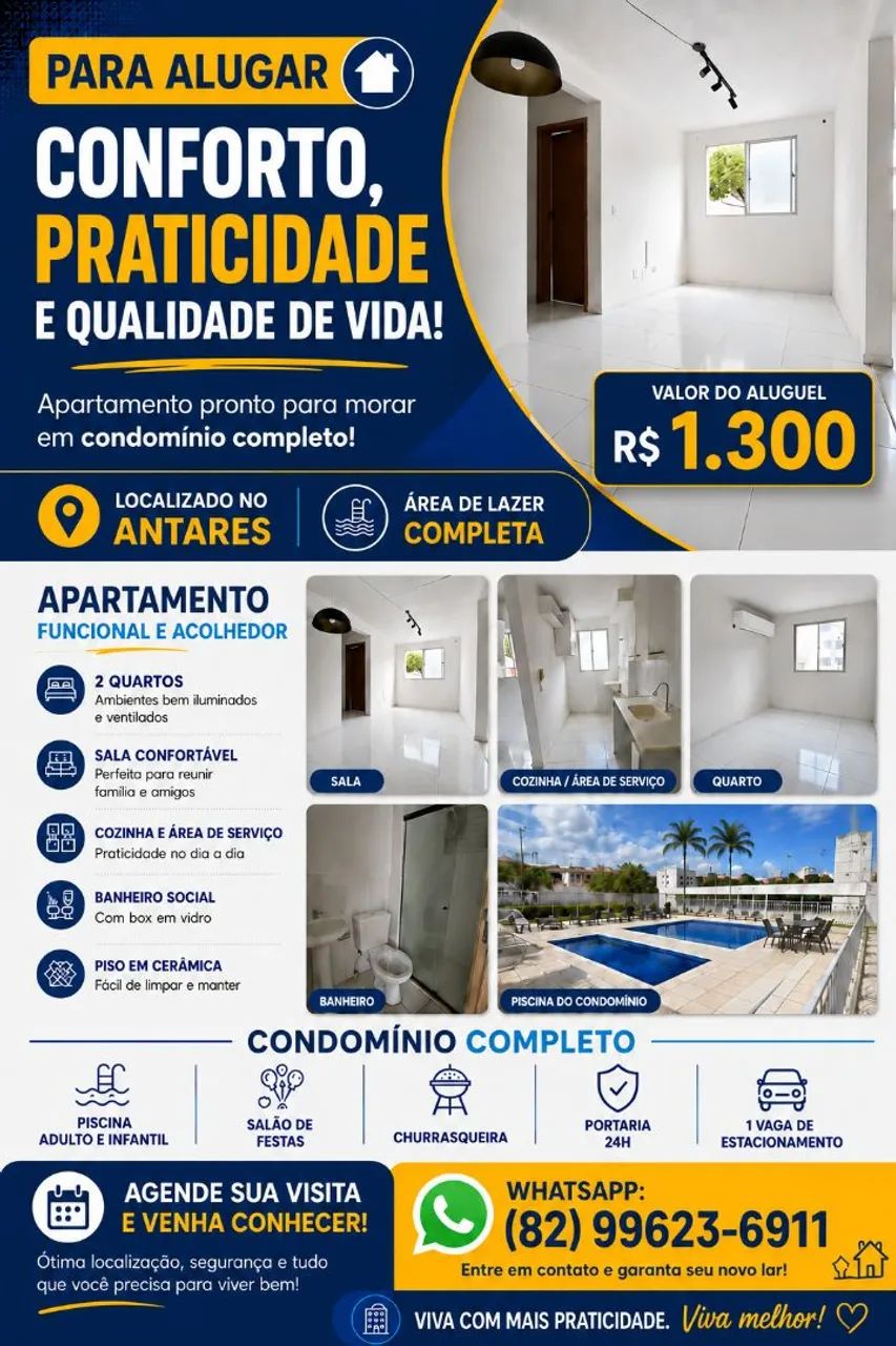 APARTAMENTO NO ANTARES | ALUGUEL | 2/4