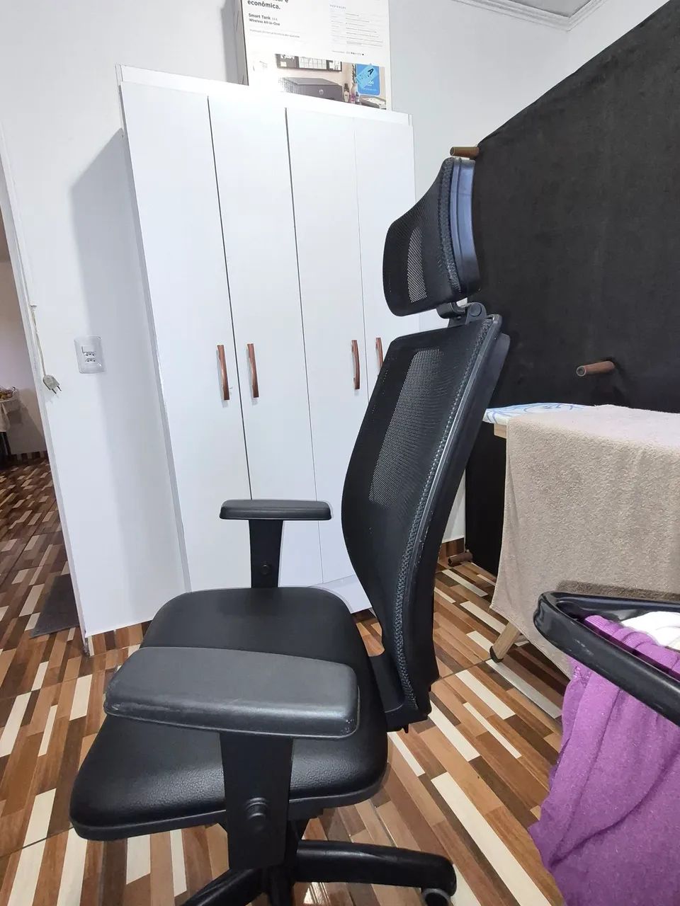 Cadeira de escritório Brizza com braços 3D - Foto 2