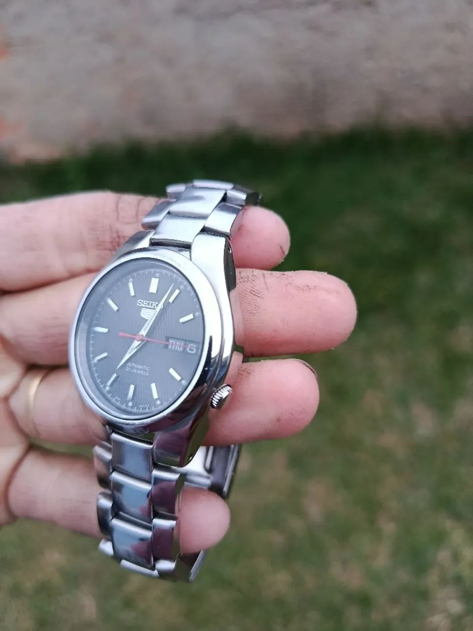 Seiko 5 7S26 preto  - Foto 3