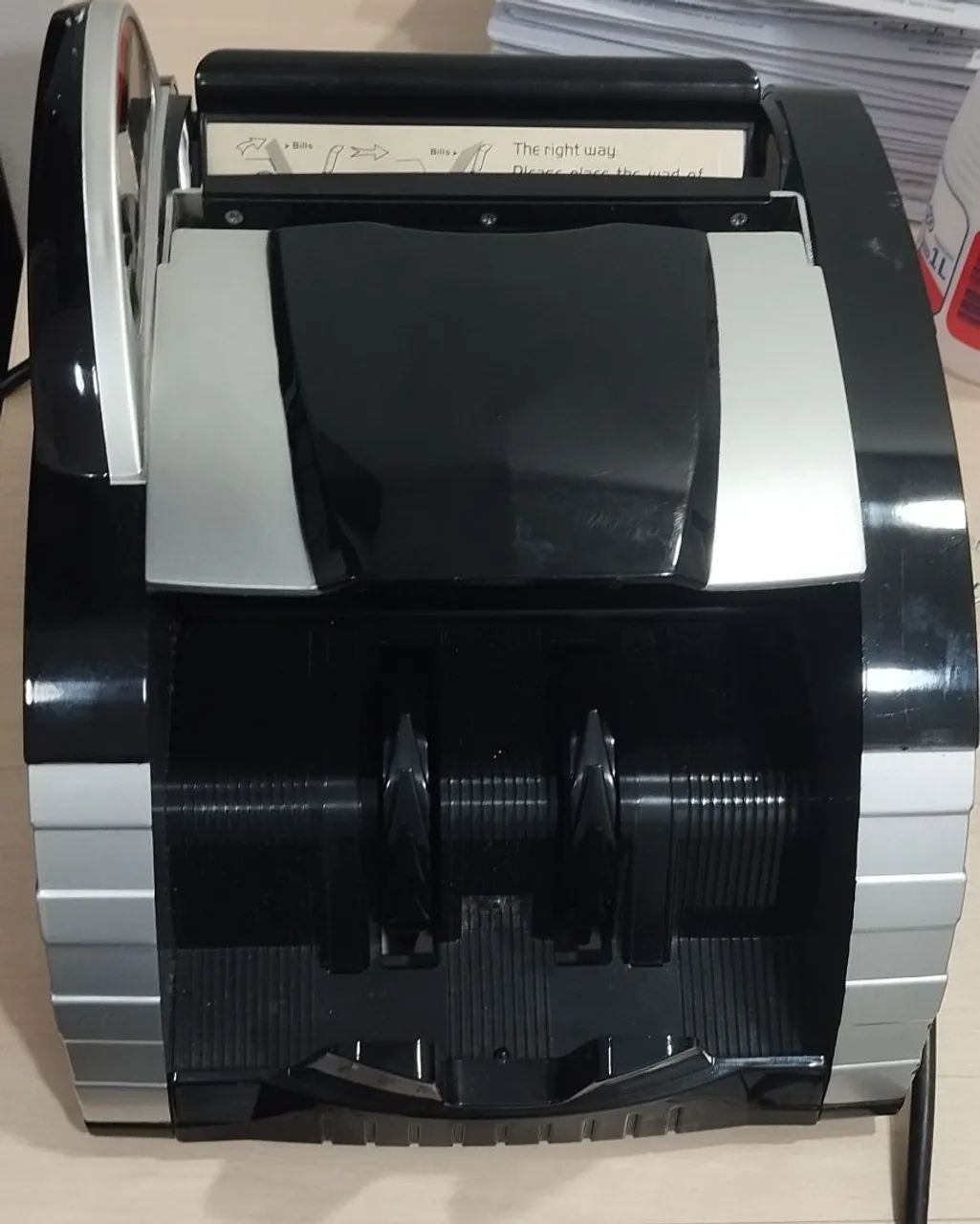 Contadora de cédula 110v acompanha o transformador  - Foto 4