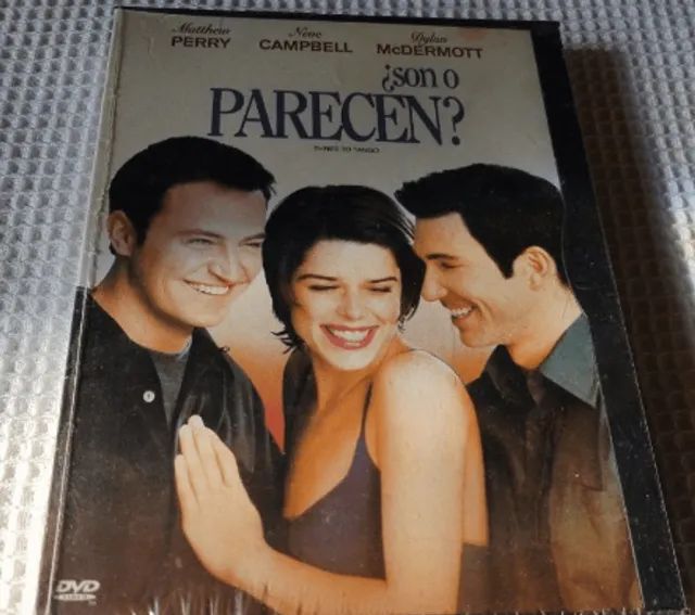 Son o Parecen - DVD Three to tango Filme com Neve Campbell Snapcase, Importado, Lacrado e 