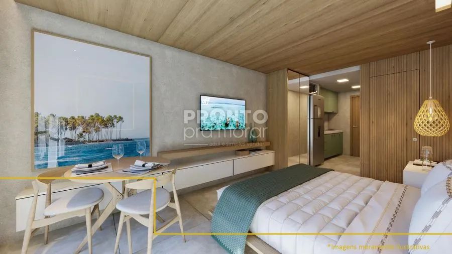 Apartamento com 1 quarto em Ponta de Serrambi
