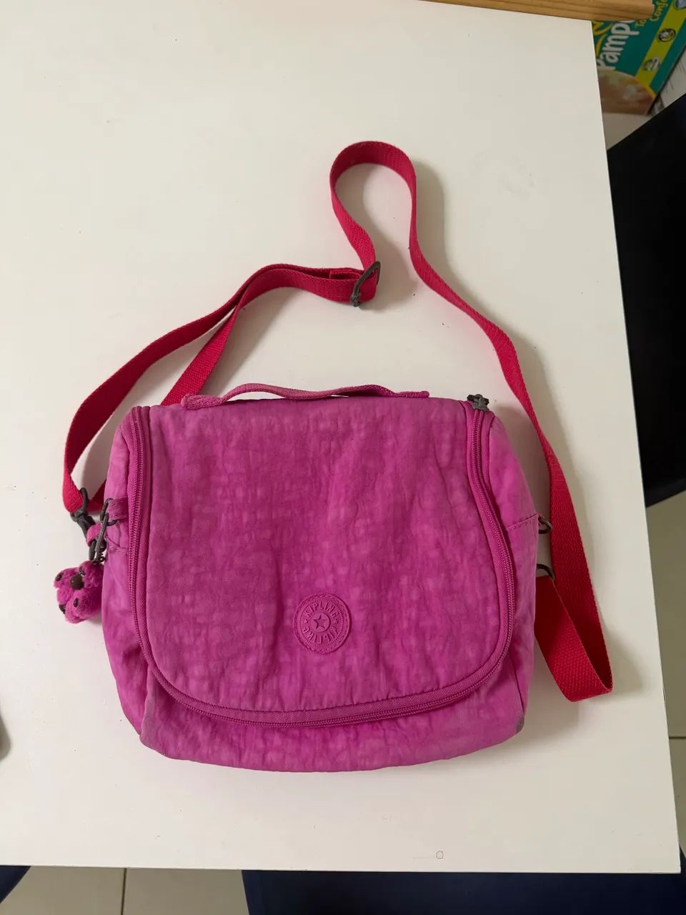 Lancheira Kipling rosa 