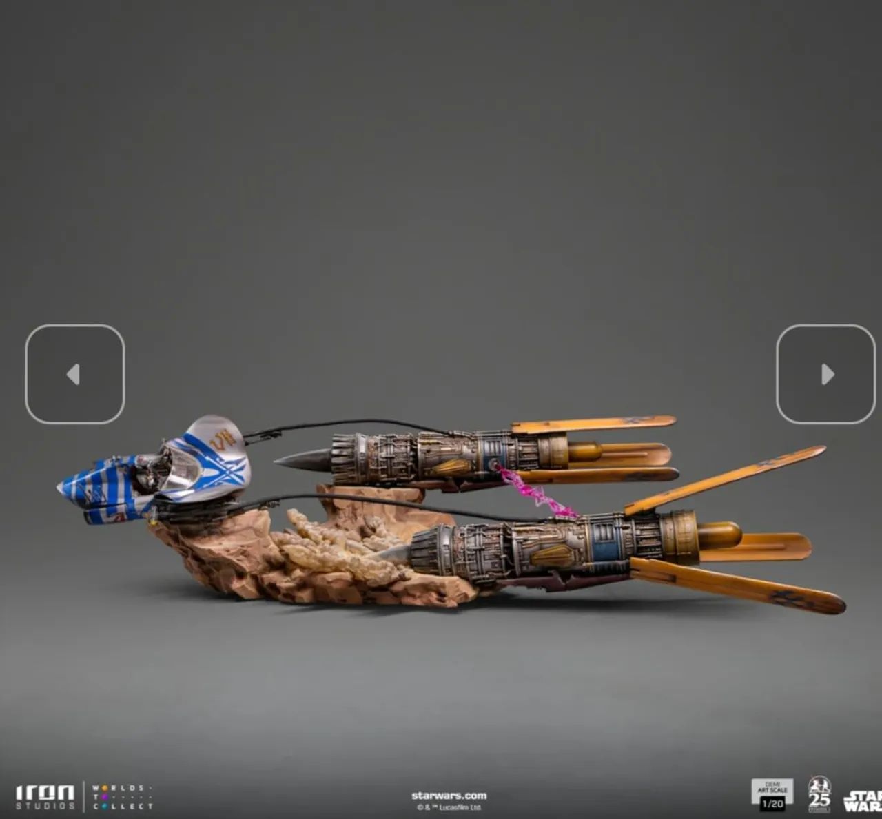 Anakin Pod Racer Iron Studios Star Wars - Foto 3