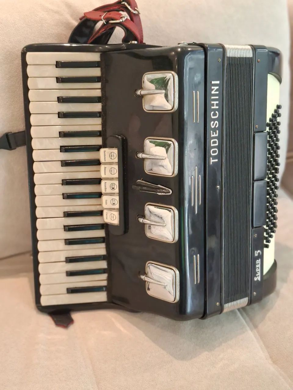 Acordeon todeschini super 5 - Instrumentos musicais - Real Parque