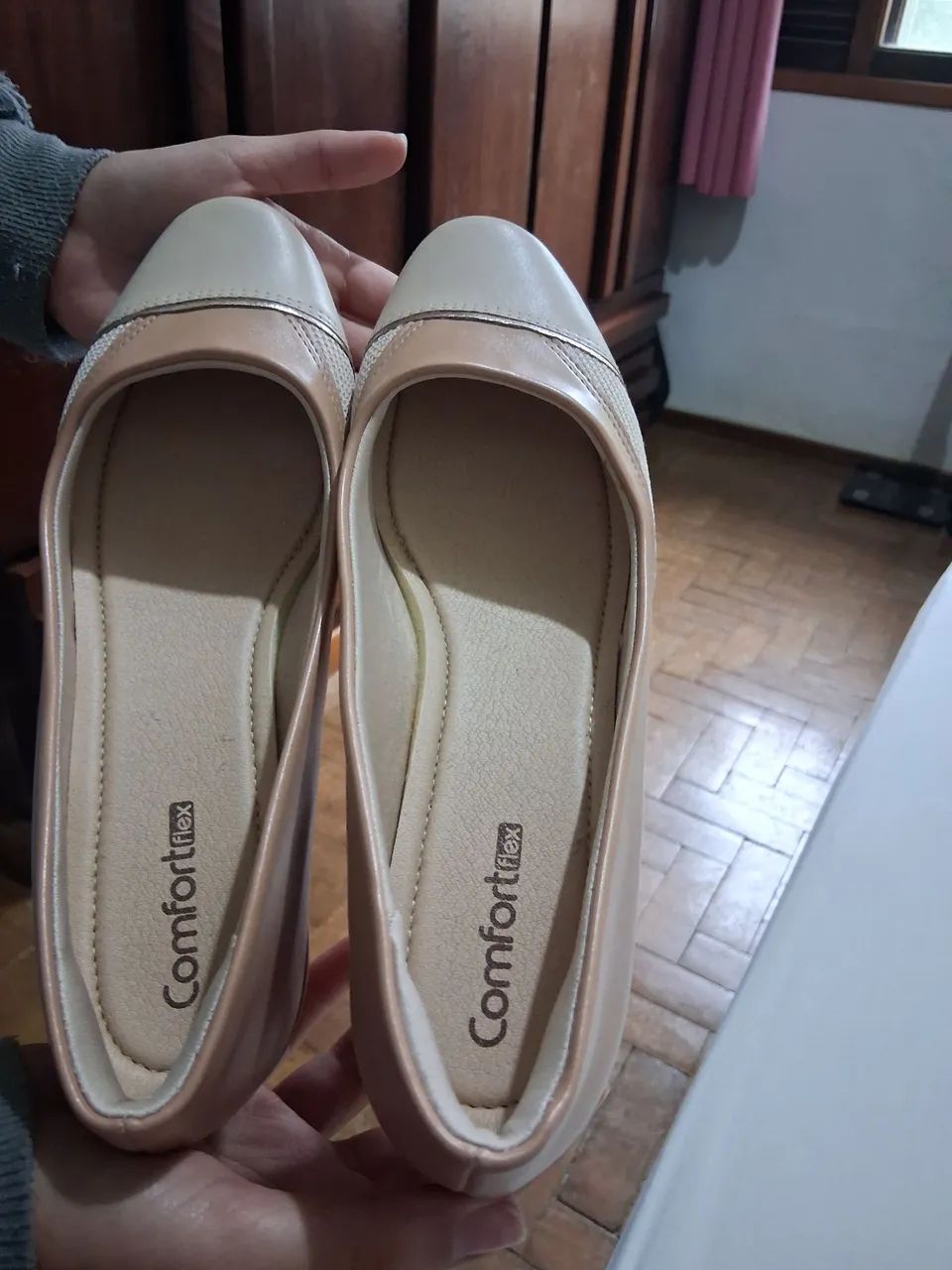 Sapatilha anabela  confortflex nova