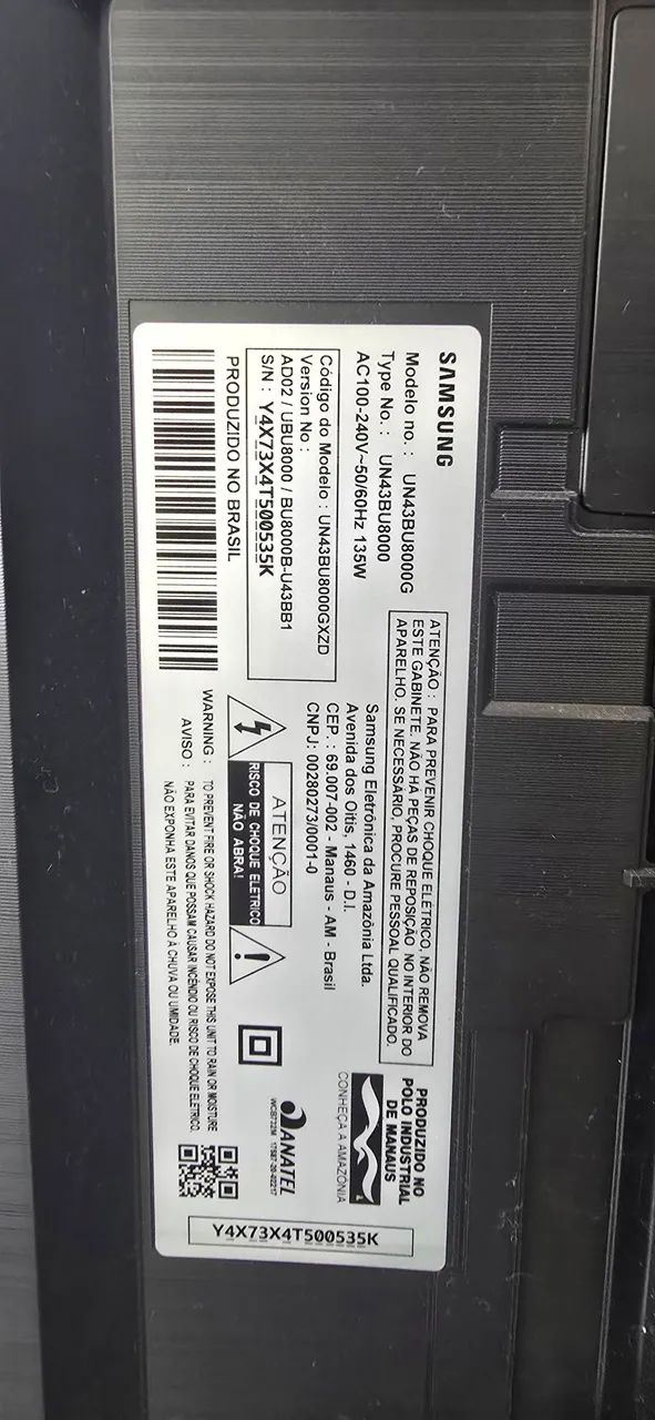 Samsung Crystal UHD 43" (UN43BU8000). - Foto 3