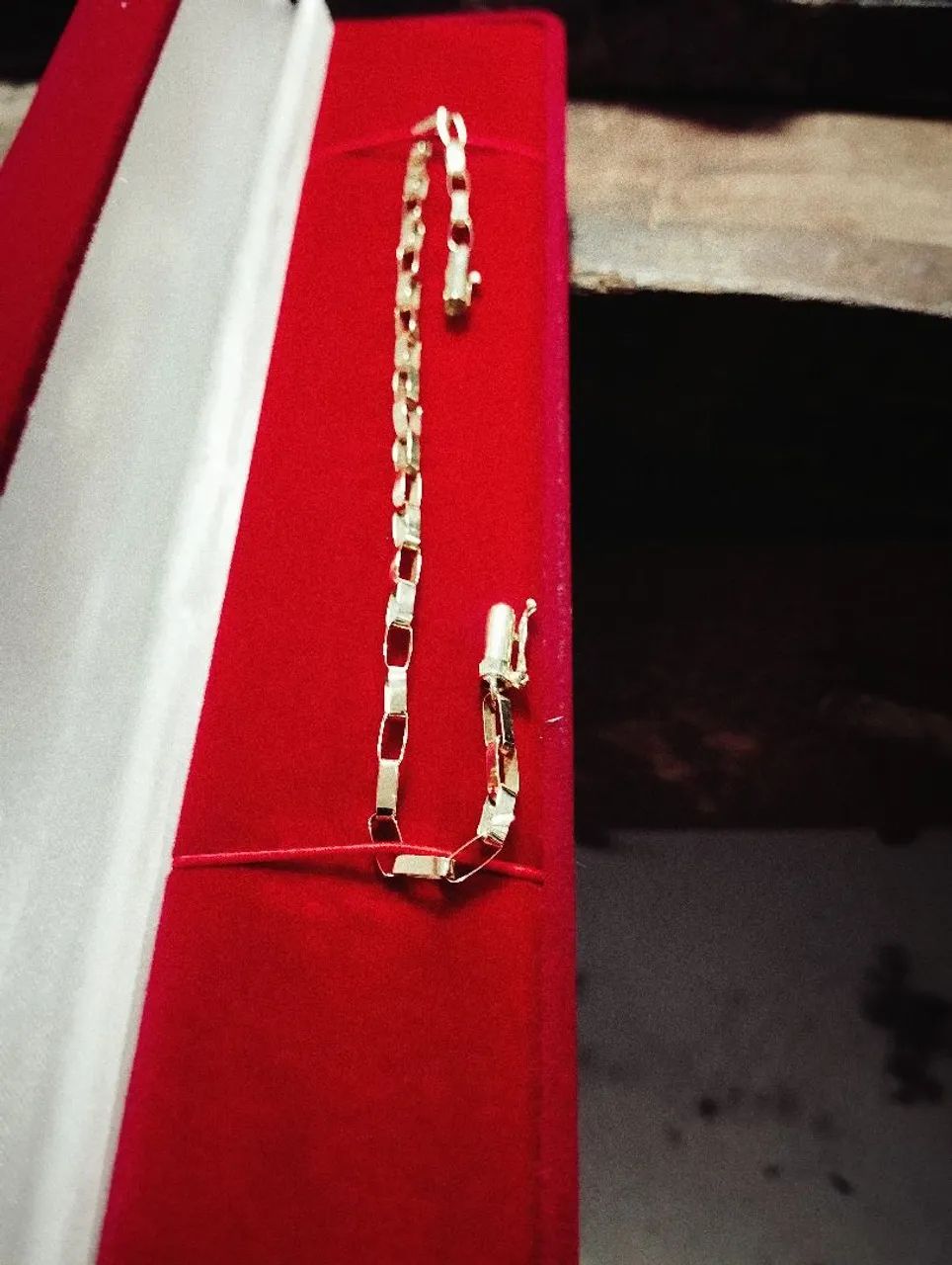 Pulseira modelo tijolinho - Ouro 750 (18k) - Foto 4