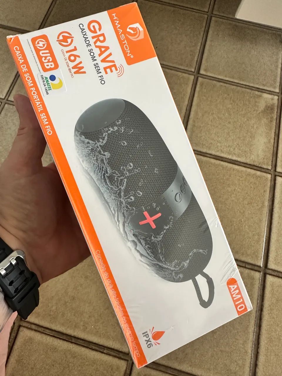 Caixa de som Bluetooth H-Maston 16W (nova)