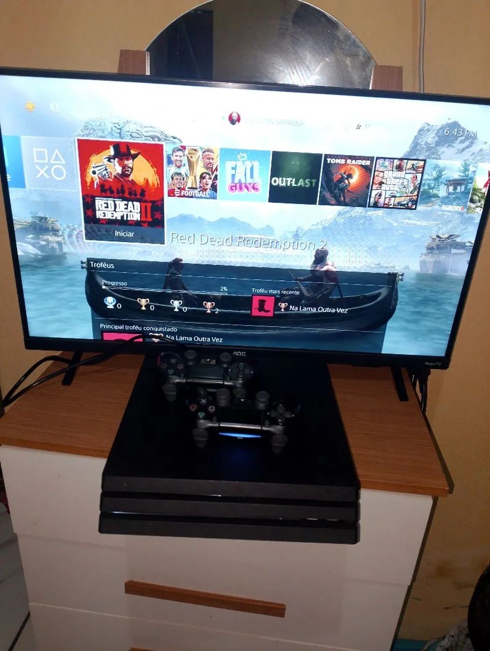 PS4 PRO 1TB SÓ PEGAR E JOGAR - Foto 3