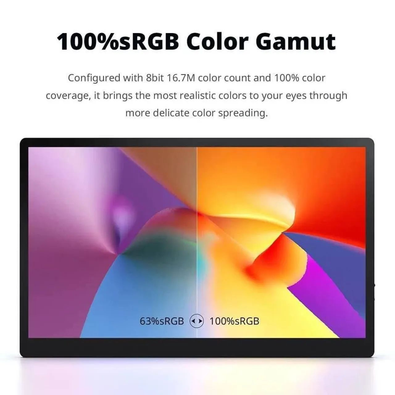 Monitor Portatil com tela sensível ao toque, 15,6 Polegada, 4K IPS, 100 ...