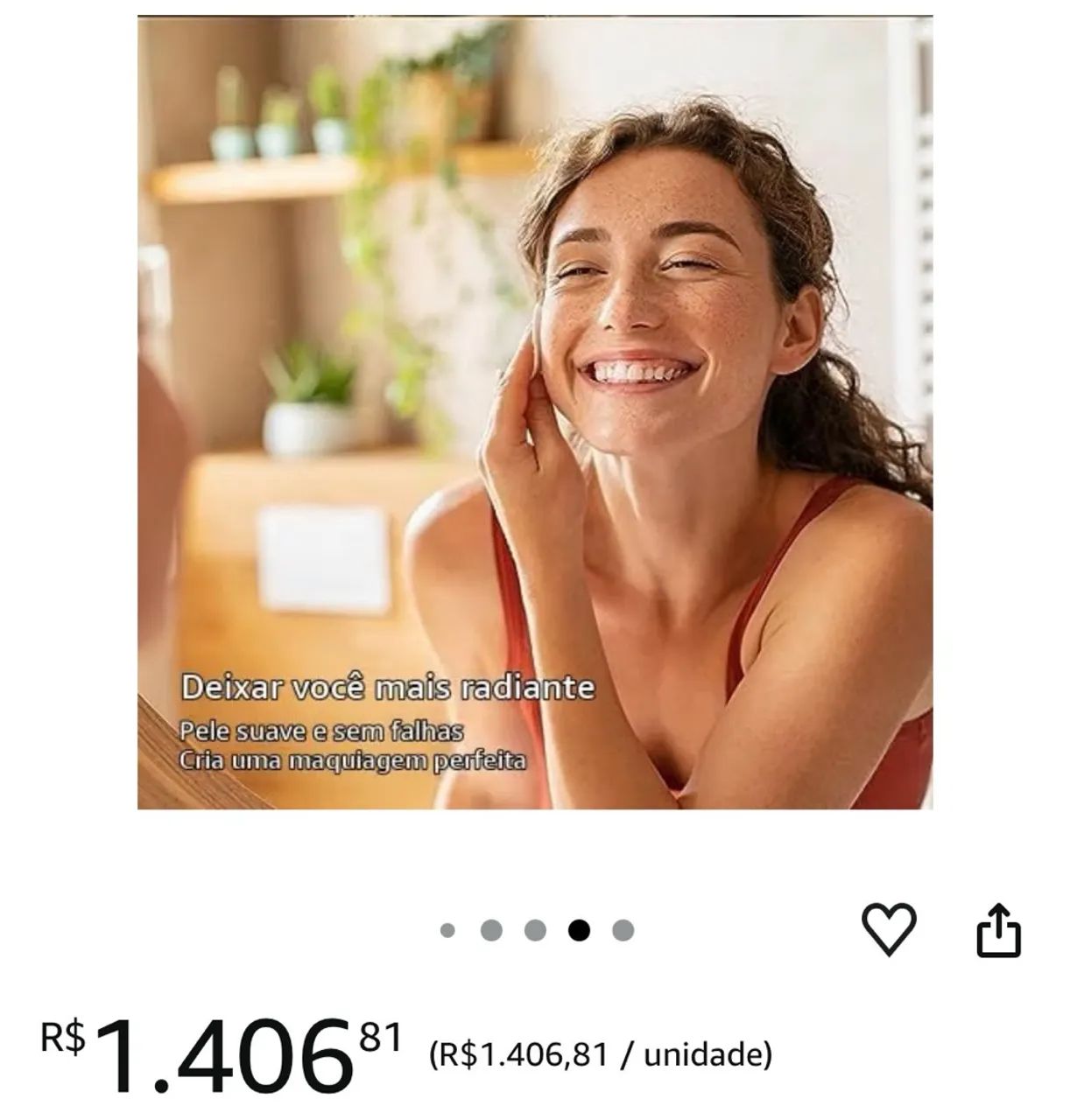 Máscara facial com Leds da Newkey  - Foto 5