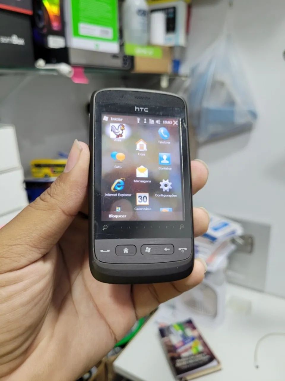 HTC Touch 2 Windows Mobile - Relíquia para Coleção - Funcionando - Foto 4