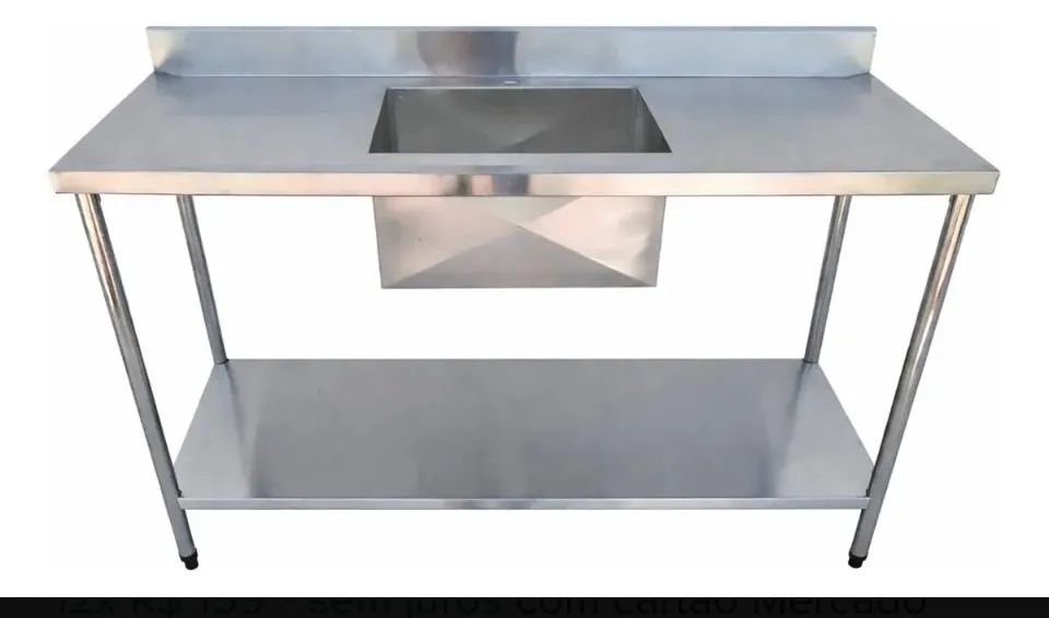Pia industrial com cuba inox - Foto 4
