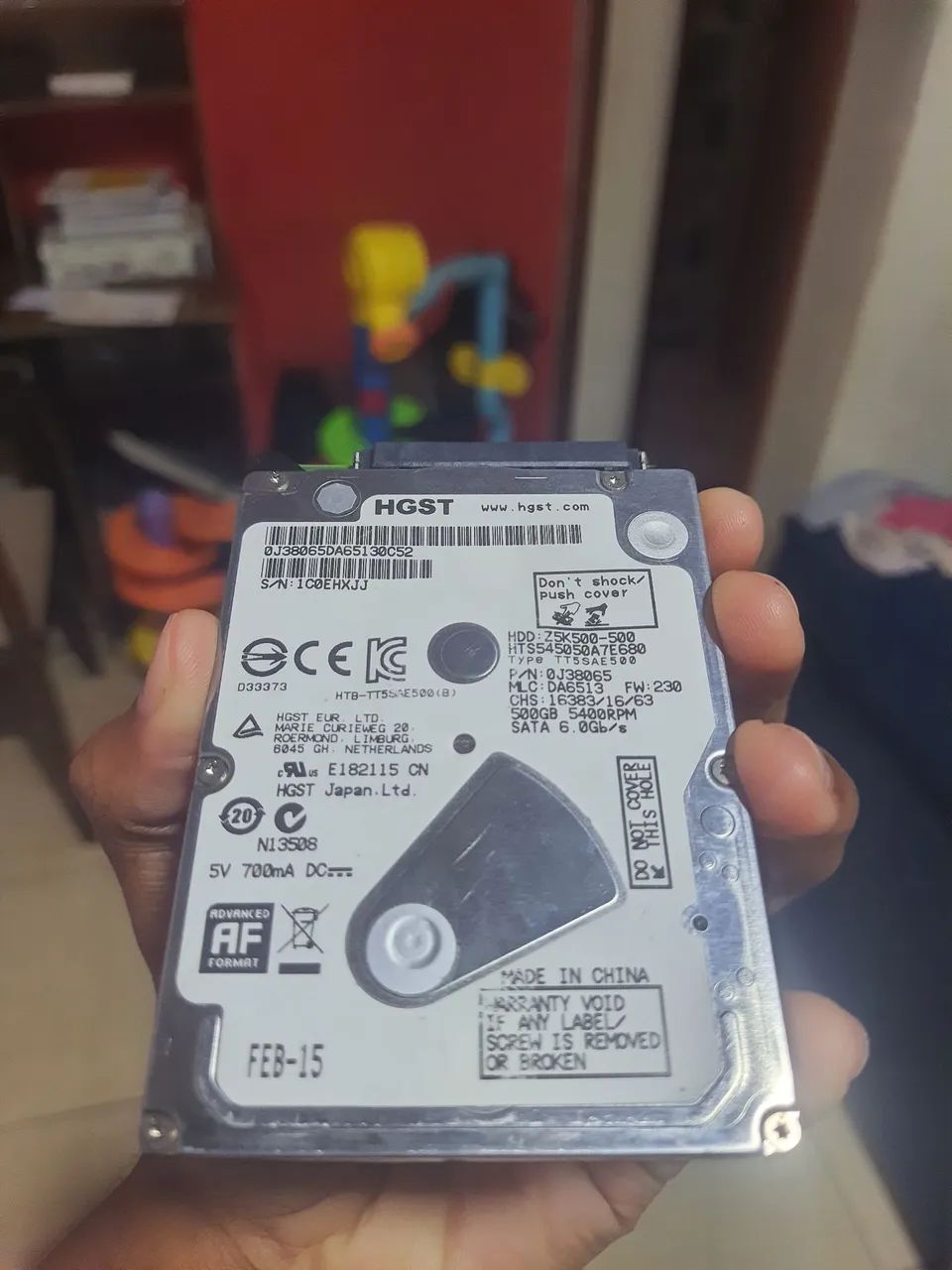 HD externo 500gb 