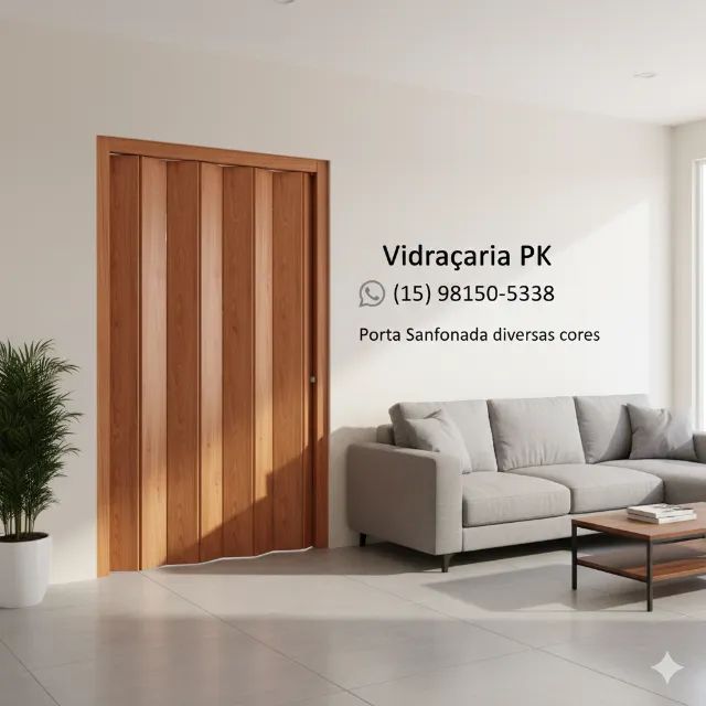 Porta sanfonada R$ 110,00   com 70cm - Foto 5