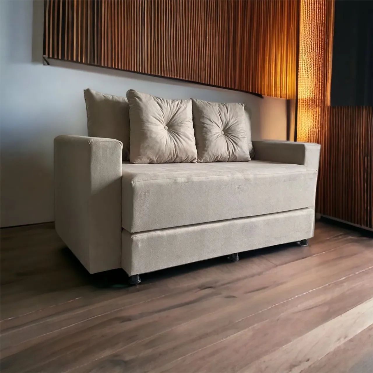 SOFÁ CAMA 1.60mt para PEQUENOS ESPAÇOS. NOVOS DE FÁBRICA  - Foto 3