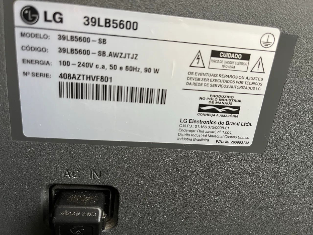 TV LG  39