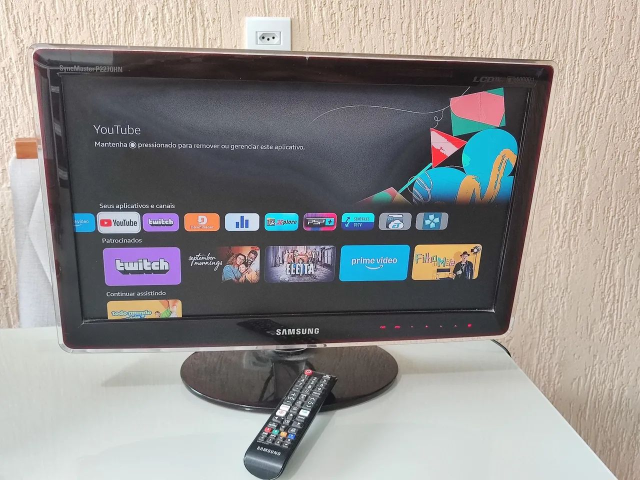 Monitor Tv 22" HDMI Samsung LCD  - Foto 3