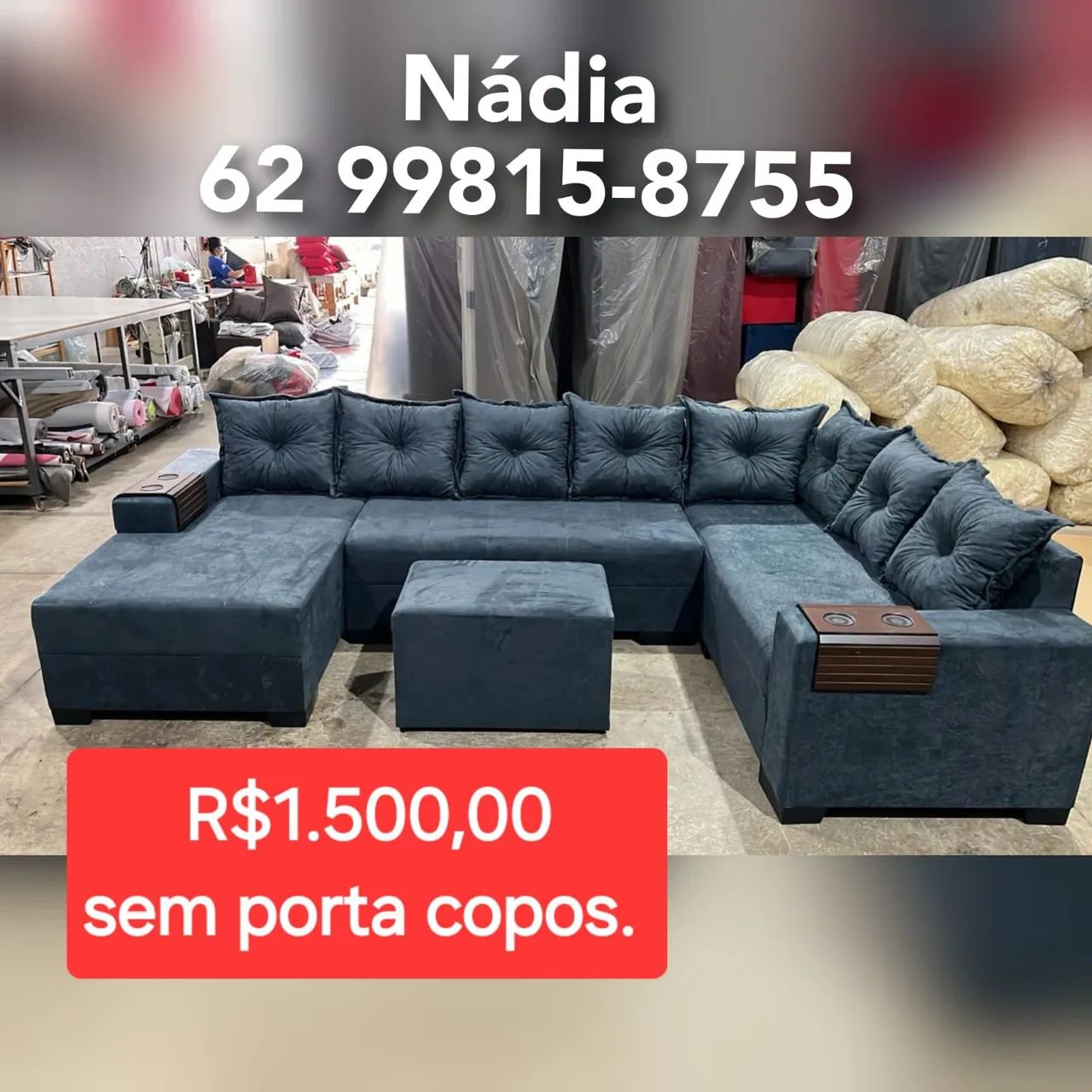 SOFÁ CINZA ESCURO ____@×@×5555
