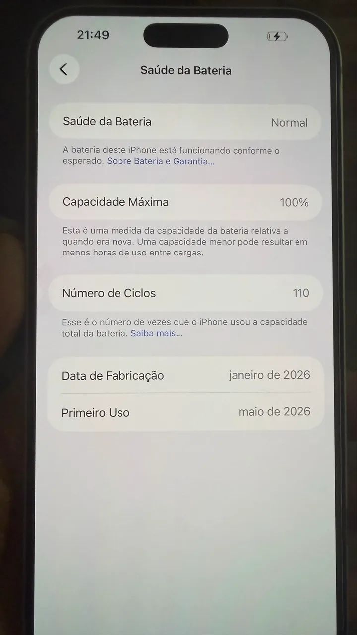17 pro Max bateria 100% 256 GB - Foto 4