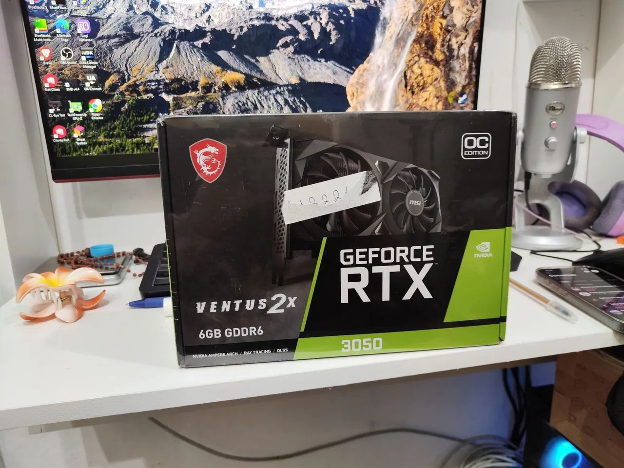 Placa de vídeo nova lacrada RTX 3050 6GB