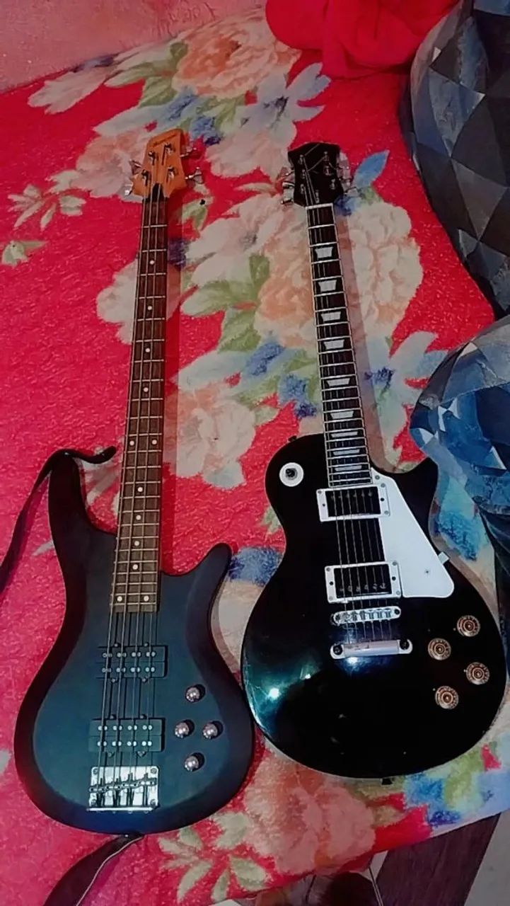 Vendo kit completo BASS + GUITARRA funcionando tudobok